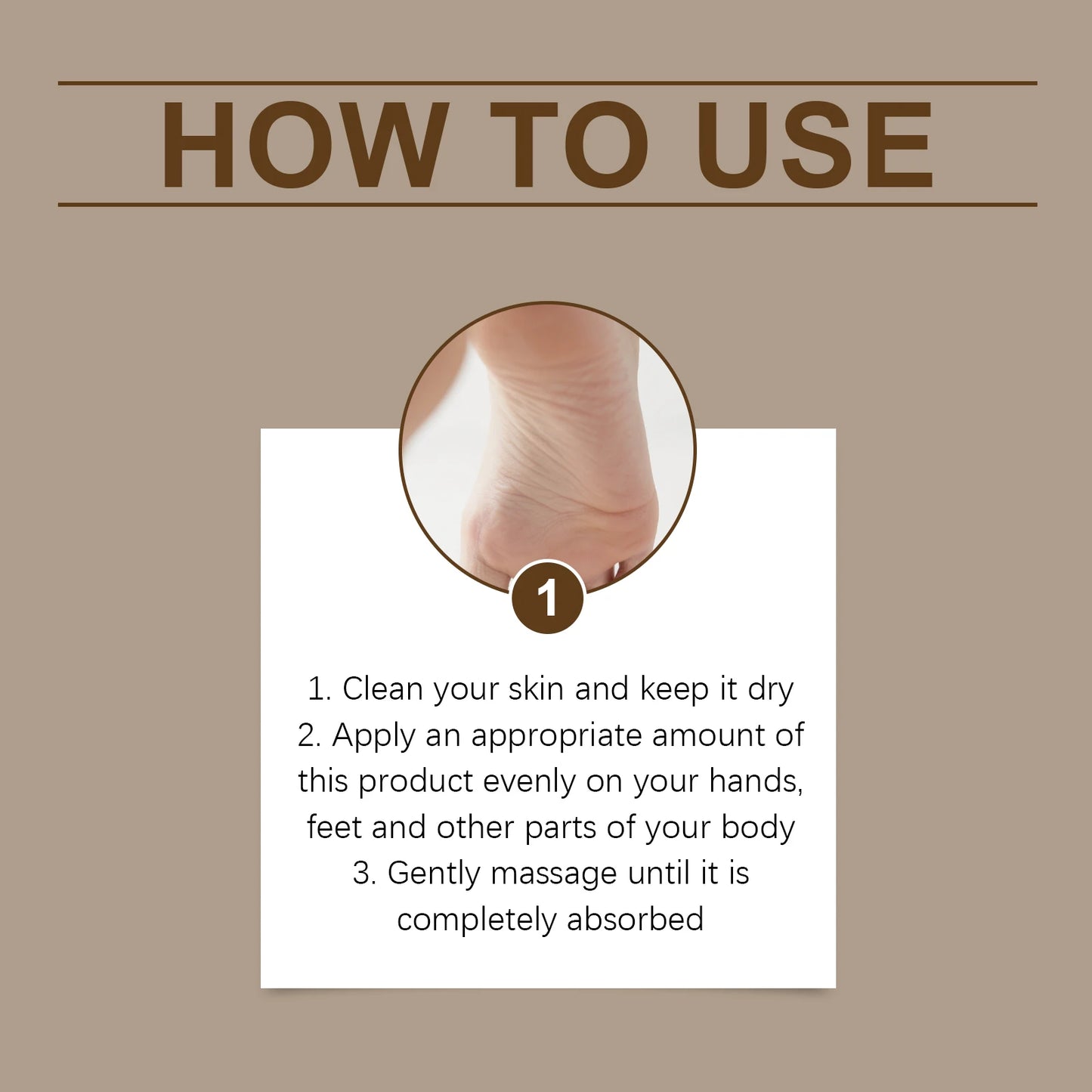 Coconut Oil Moisturizing Stick | Hand & Foot Deep Hydration