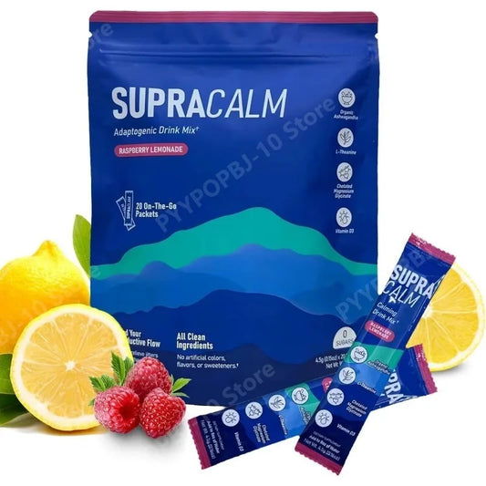Raspberry Lemonade Drink Mix – L-Theanine & KSM-66 Ashwagandha 20ct Adaptogen Drink Mix Peaceful Pleasures Health and Wellness