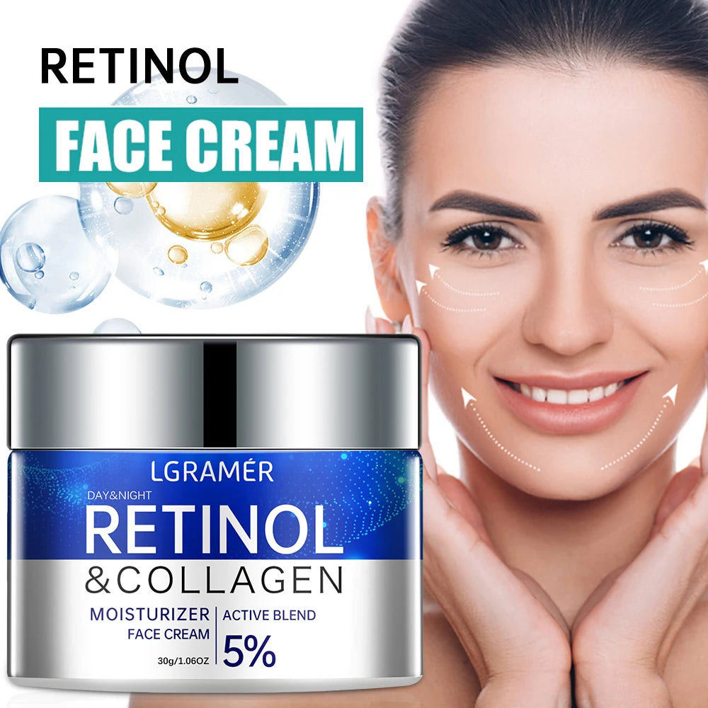 LGRAMER Retinol Face Cream – Anti-Aging, Firming & Brightening