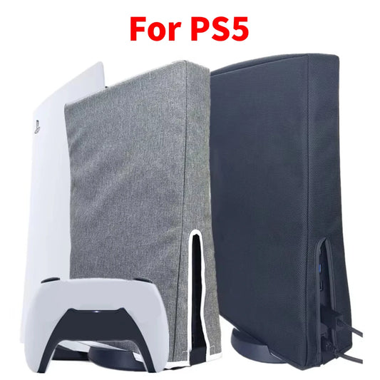 For PS5 Game Console Dust Proof Cover Sleeve Guard Case Waterproof Anti-dust Outer Casing Protective Cover For PS5 Peaceful Pleasures Health and Wellness