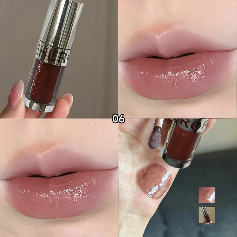 Herorange Water Glow Lip Oil Serum – Hydrating Lip Gloss