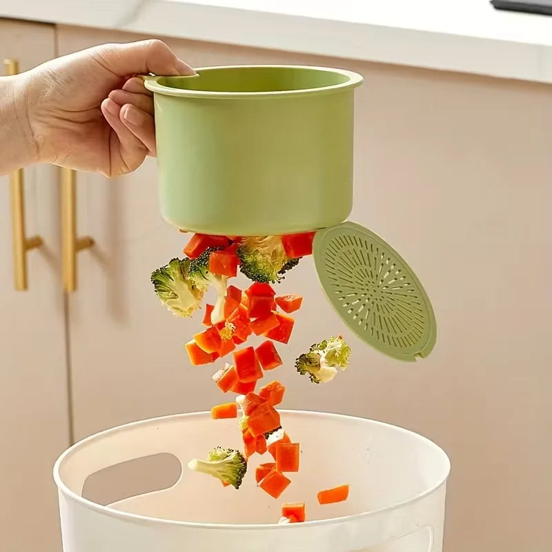 Multi-Functional Food Strainer Sink Organizer for Kitchen & Bathroom Use - Efficient Drainage And Storage Solution Peaceful Pleasures Health and Wellness