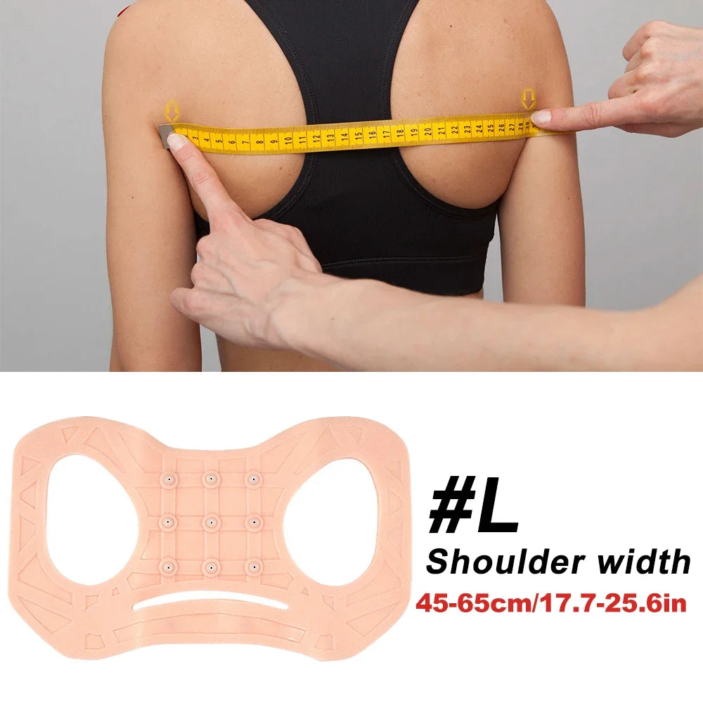 1PCS Silicone Magnetic Posture Corrector for Women & Men, Back Brace, Shoulder Brace, Back Brace for Lower Back Pain Women Peaceful Pleasures Health and Wellness L-1PCS