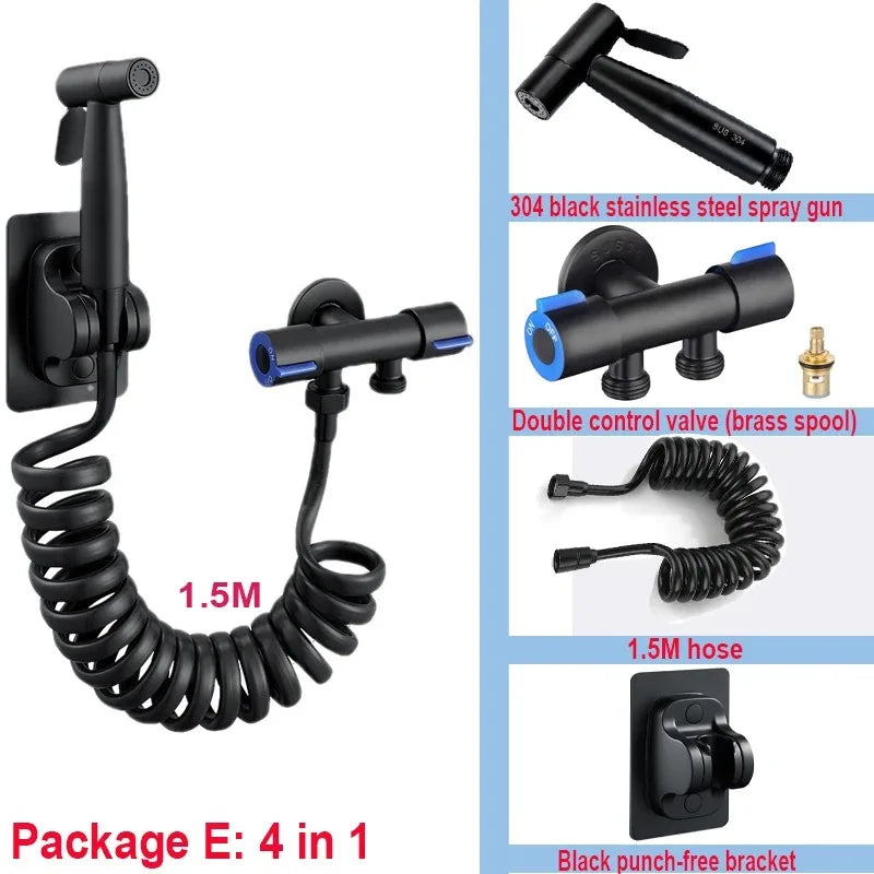 Handheld Bidet Sprayer Set | 304 Stainless Steel Toilet Sprayer