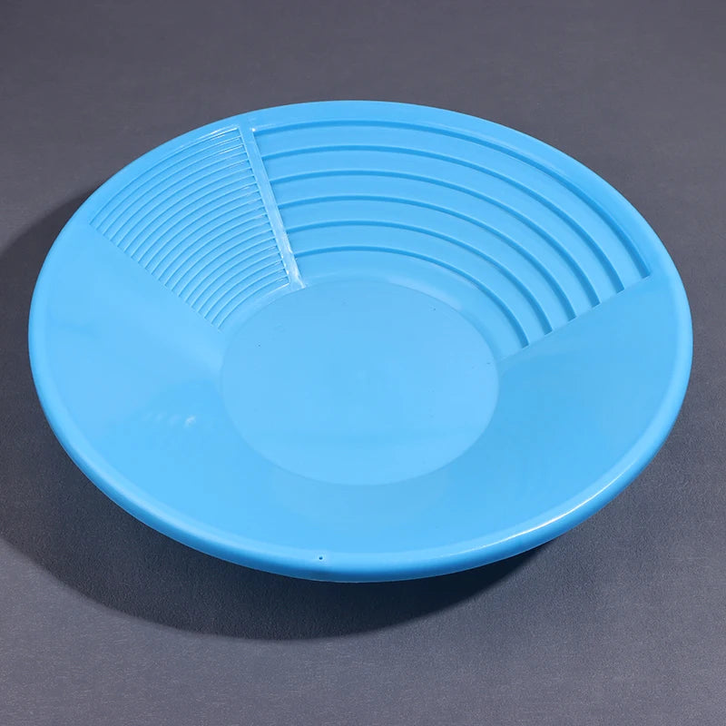 Dia 35/38cm Plastic Gold Pan Ergonomic Gold Panning Tool For Gold Mining Metal Detect Wash Gold Panning Equipment Peaceful Pleasures Health and Wellness