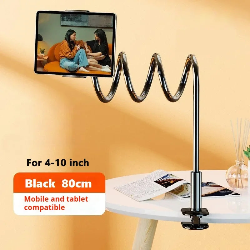 Flexible Long Arm Tablet Phone Clamp Stand Mount 4.7–11"