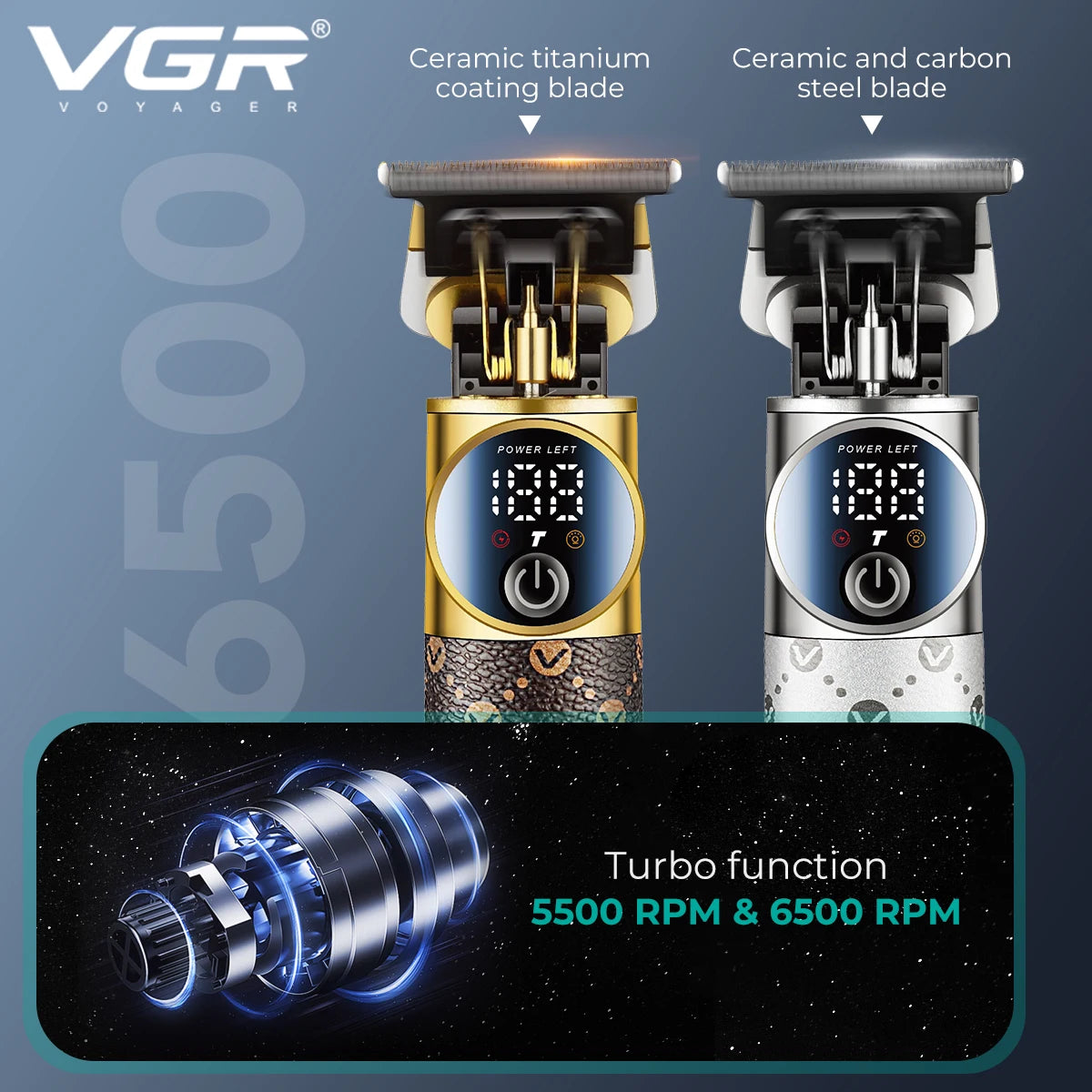 VGR 942 Hair Trimmer Professional USB Hair Clipper Electric Clipper T9 Hair Cutting Machine Mini Haircut Machine Trimmer for Men Peaceful Pleasures Health and Wellness