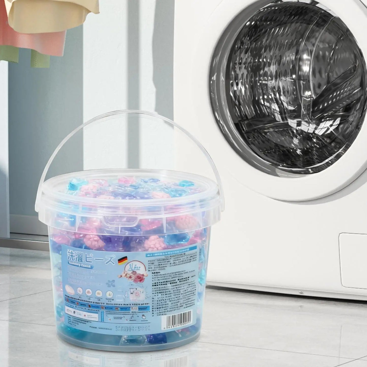 Laundry Detergent Pods Deep Cleaning 70 Tablets Beads Laundry Pods for Washing Machine for Apartment Bathroom Home Dorm Room Peaceful Pleasures Health and Wellness