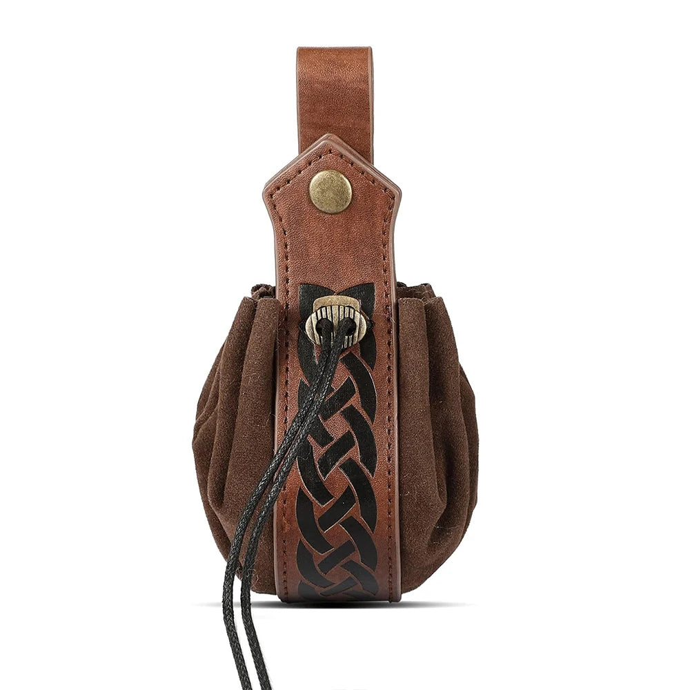 Medievalcosplayleather Belt Copper Coin Waist Bag Renaissance Dress