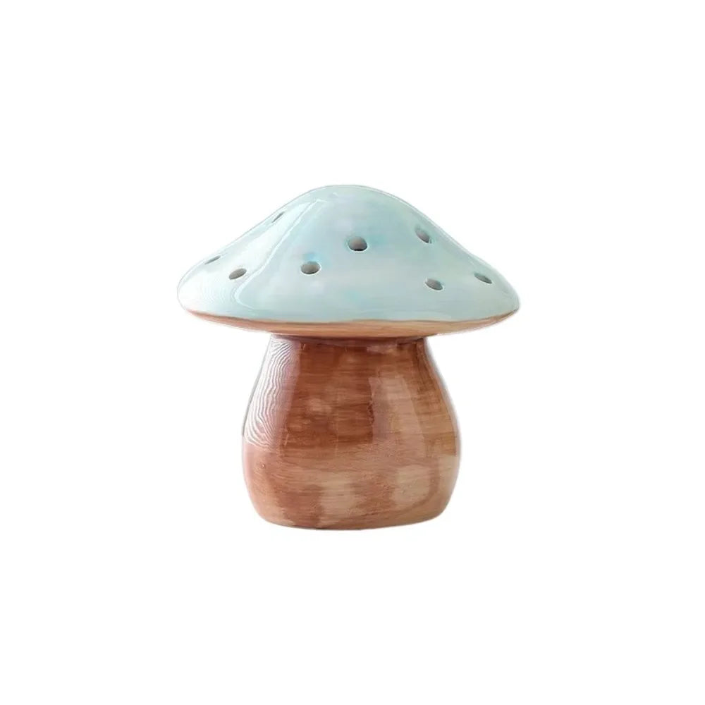 Ceramic Mushroom Night Light | Soft Glow Decorative Lamp