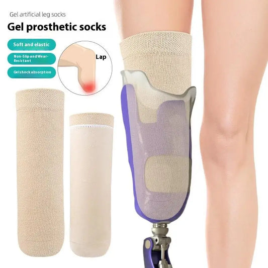 Below Knee Prosthetic Gel Sleeve & Stump Shrinker | S & L Prosthetic Gel Sleeve Peaceful Pleasures Health and Wellness