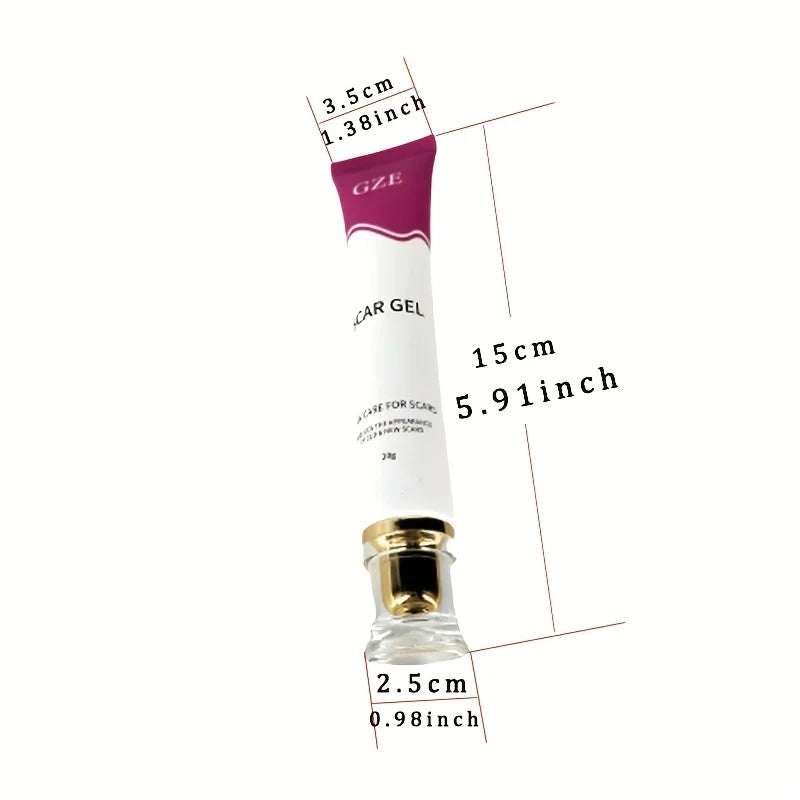 GZE Scar Care Gel – Acne & Stretch Mark Cream | Allantoin & Vitamin E Scar Treatment Gel Peaceful Pleasures Health and Wellness GZE027
