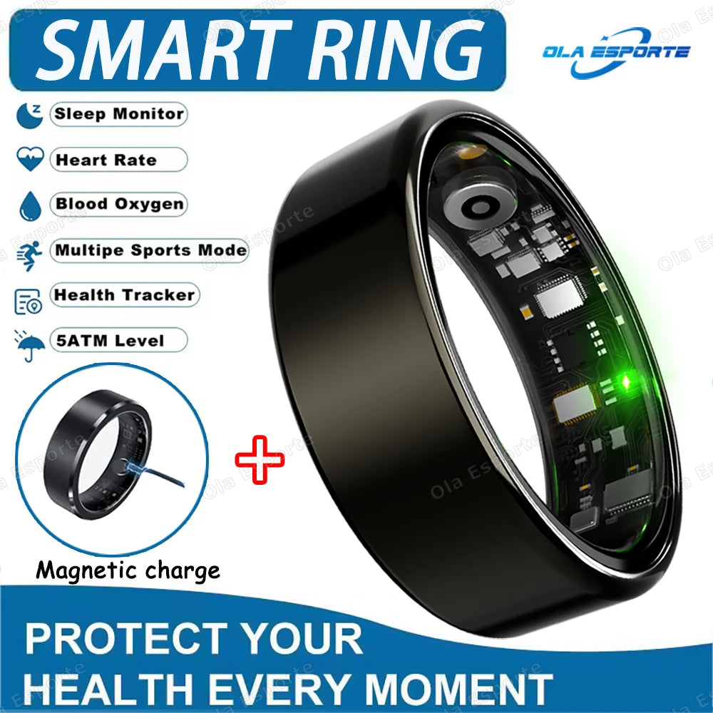 Smart Ring | Heart Rate & Blood Oxygen Monitor | Unisex