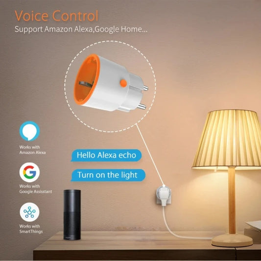HomeKit Zigbee Smart Plug 16A EU Socket Energy Monitoring Timer Switch Outlet Compatible with Home Assistant Zigbee2mqtt Peaceful Pleasures Health and Wellness