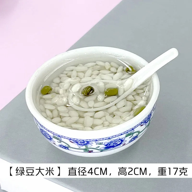 Miniature Chinese Desserts Dollhouse Bowl Food Mini Pretend Doll