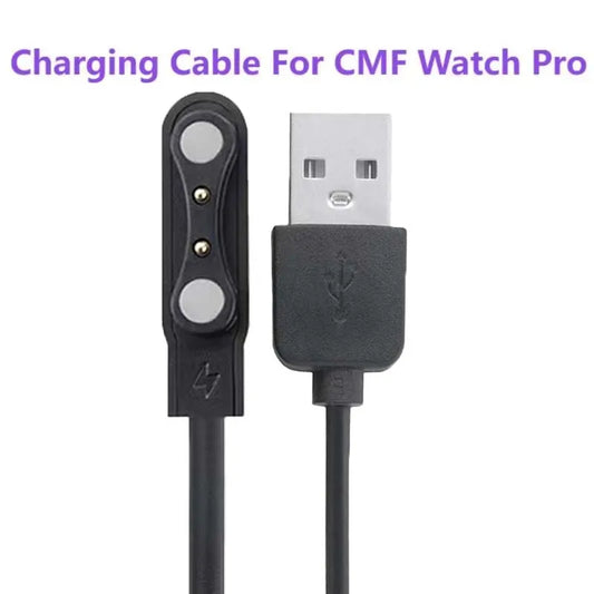 4.0mm 2-Pin Magnetic USB Charging Cable for CMF Smartwatch Peaceful Pleasures Health and Wellness