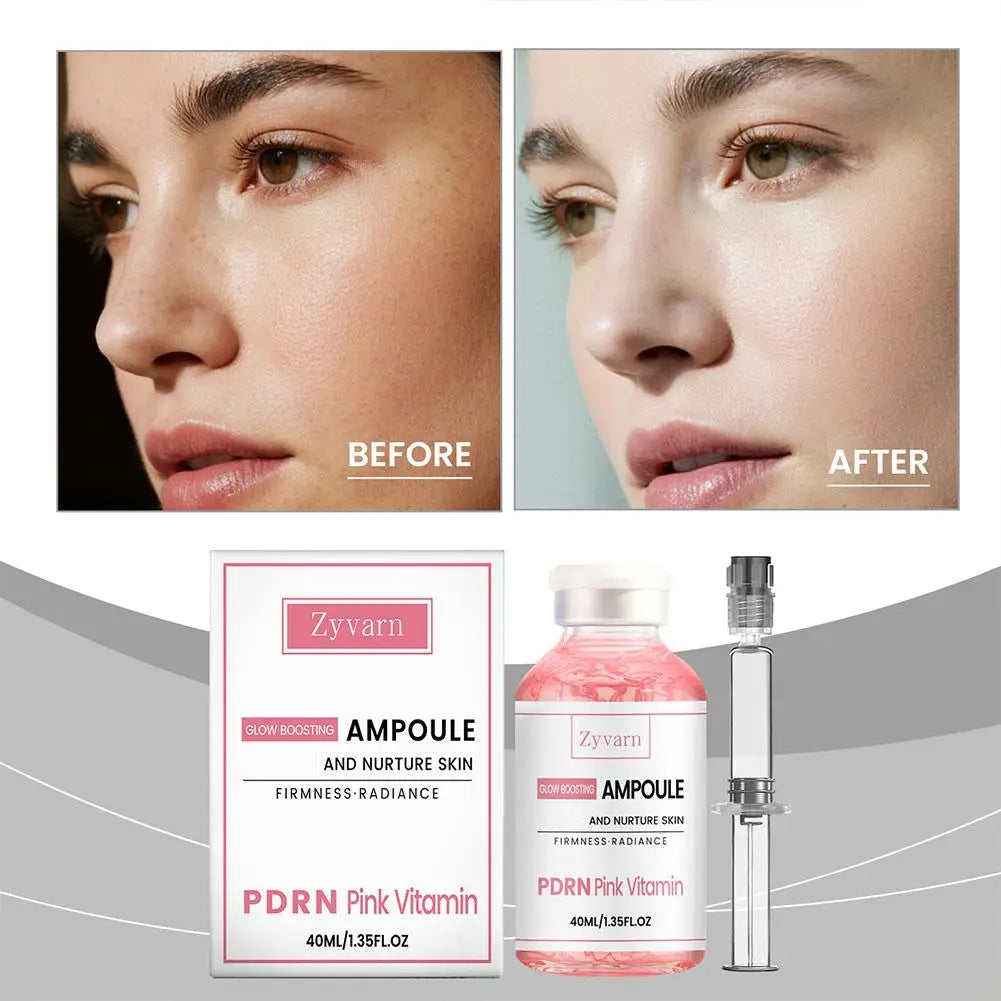 PDRN Pink Vitamin Glow Boosting Ampoule Face Serum 40ml