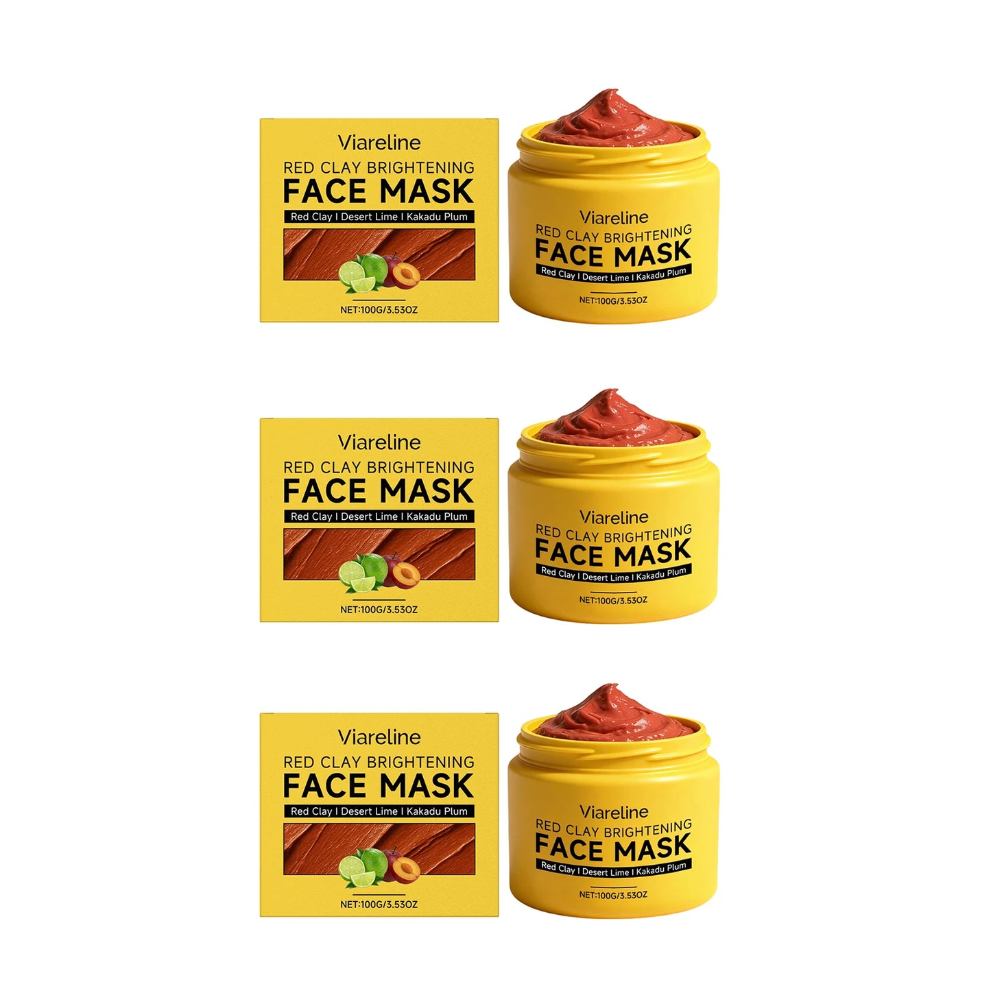 Brightening Face Mask Hydrating Improve Dull Skin Smoothing Shrink Pores Repair Remove Blackheads Oil Control Glowing Face Mask Peaceful Pleasures Health and Wellness 300g boxed