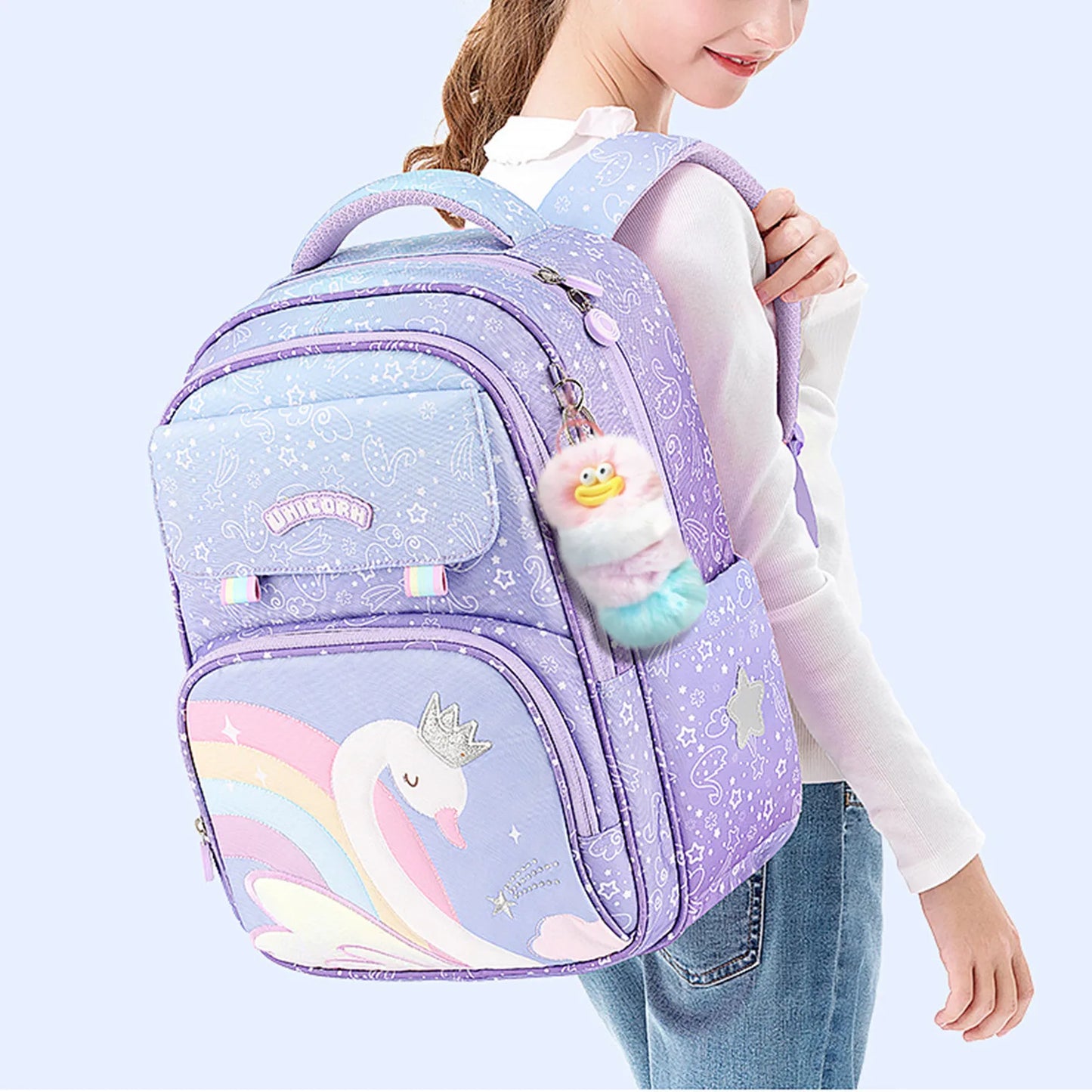 Insect Worm Plush Keychain – Back to School Gift Charm