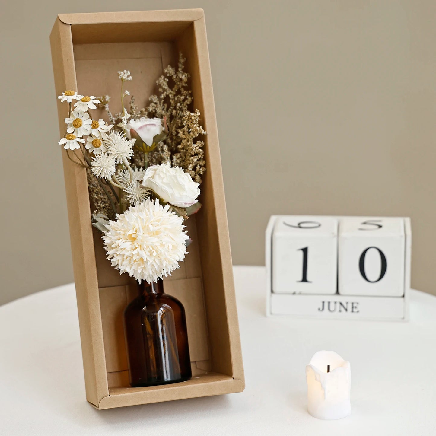 Artificial Silk Peony Bouquet for Wedding, Home & Party Decor