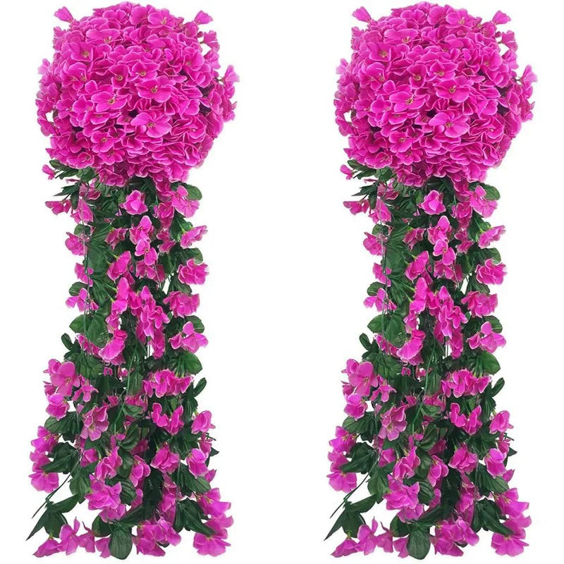 Artificial Silk Rose Vine Garland | Wedding, Garden & Home Decor