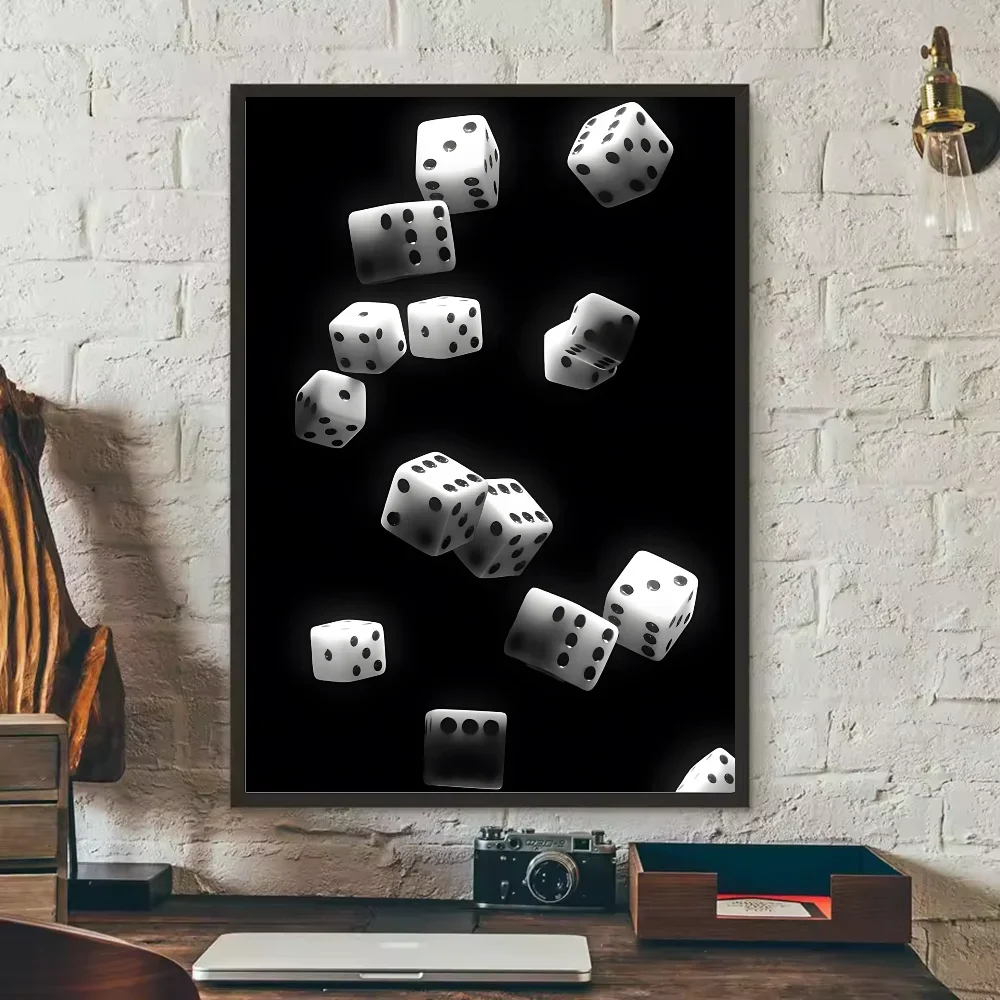 Black & White Abstract Canvas Wall Art Print | Modern Decor