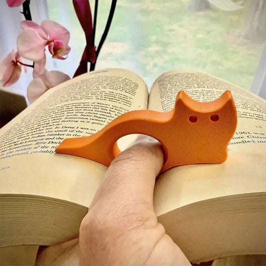 Ergonomic Plastic Thumb Bookmark Comfort Grip One-handed Use Page Peaceful Pleasures Health and Wellness