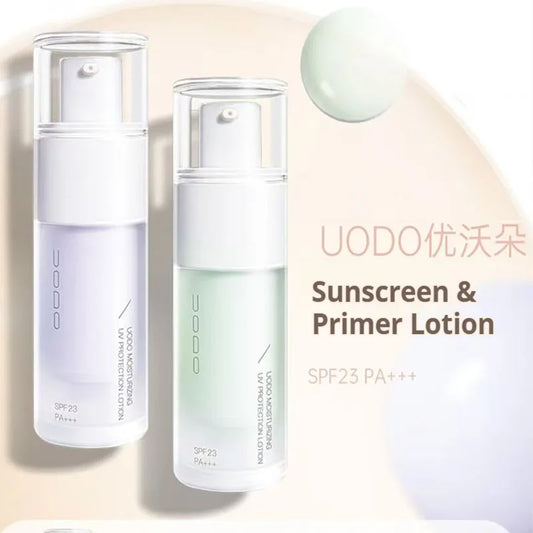 UODO Sunscreen Primer Lotion for UV Protection and Skin Brightening Peaceful Pleasures Health and Wellness