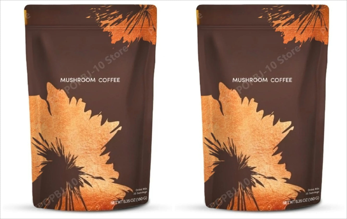 Organic Mushroom Coffee Powder | 6 Adaptogens + MCT Oil