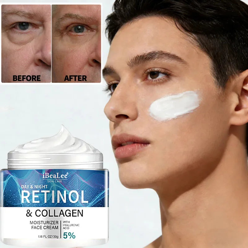 Retinol & Collagen Face Cream for Men – Firming & Moisturizing