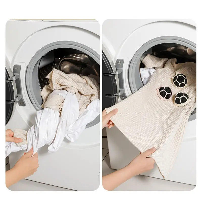 Laundry Lint Catcher Ball Reusable Replaceable Sponge Filter Pet Hair Remover Anti‑Tangling WashingMachine Fabric Debris Trapper Peaceful Pleasures Health and Wellness