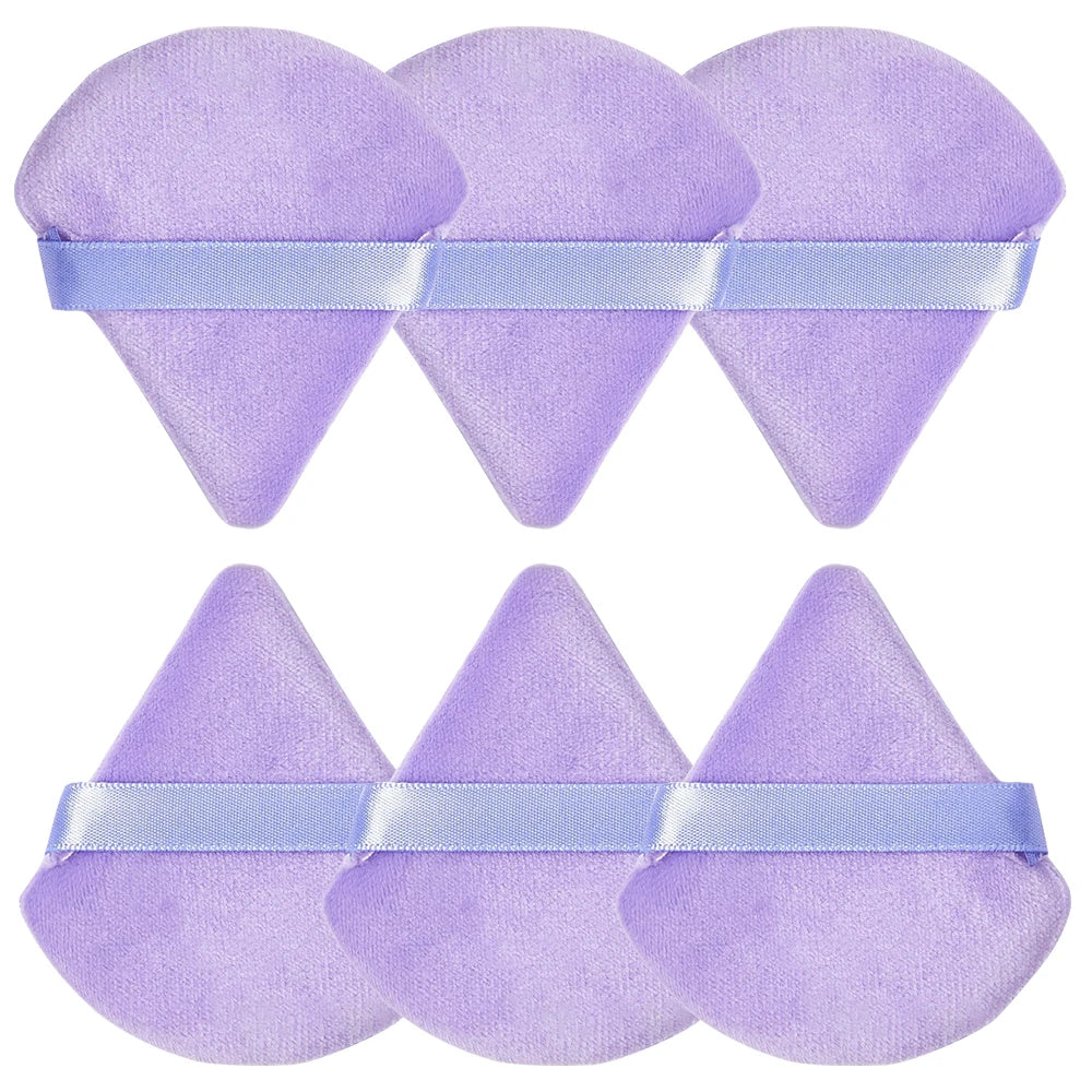 RUNTOIN Triangle Powder Puff Mini Finger Makeup Sponge 6-20 Pc