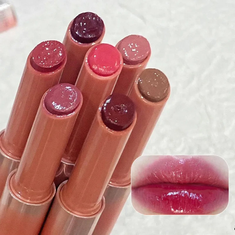 Strawberry Jelly Lipstick Mirror Gloss Tint | K-Beauty Moisturizing
