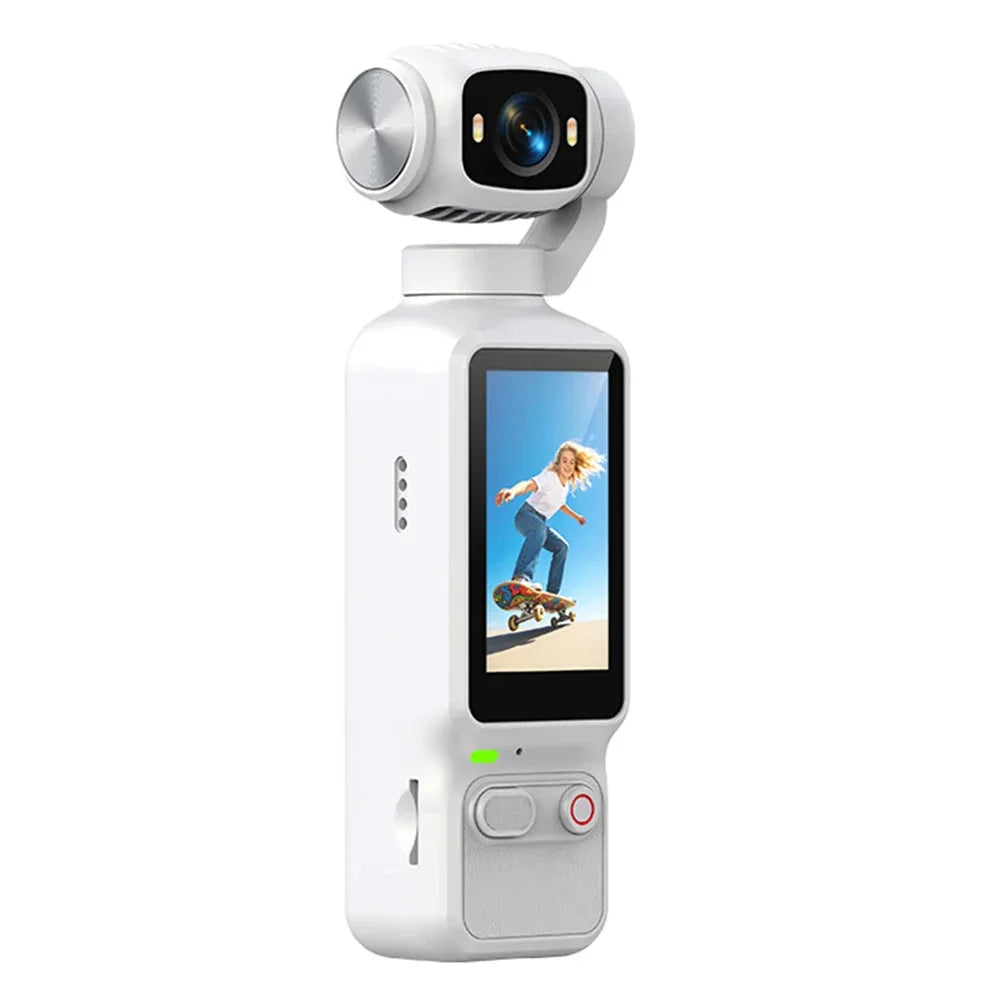 1080P Pocket Sports Camera | 180° Lens & Face Tracking