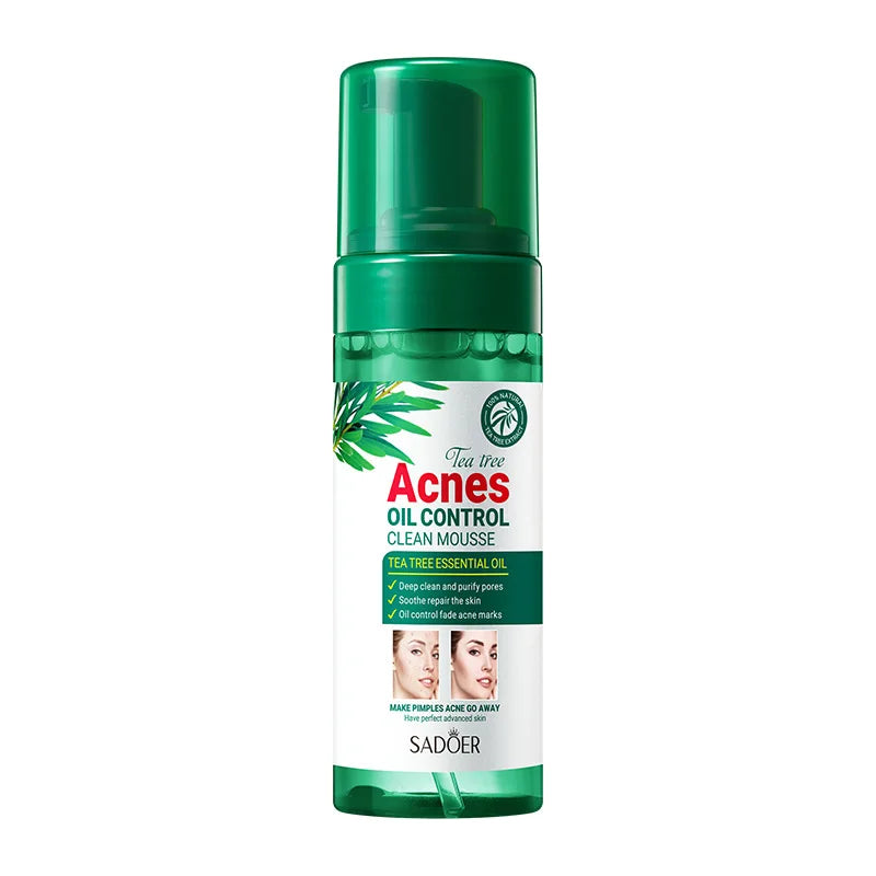 SADOER Tea Tree Mousse Facial Cleanser 150g | Oil Control