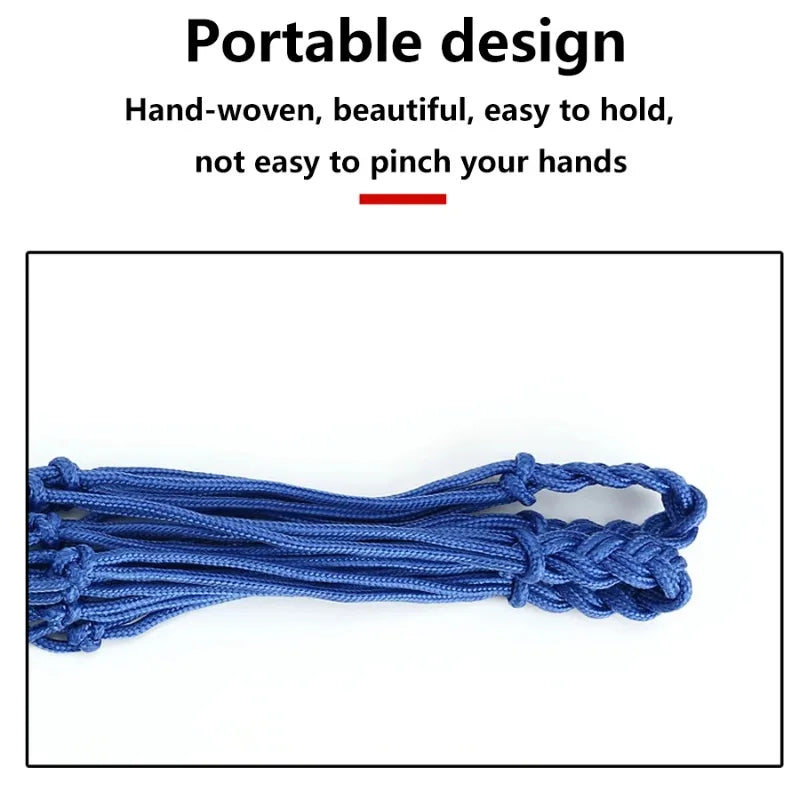 Durable Nylon Sports Ball Net Bag | Portable Training Storage Sports Ball Bag Peaceful Pleasures Health and Wellness