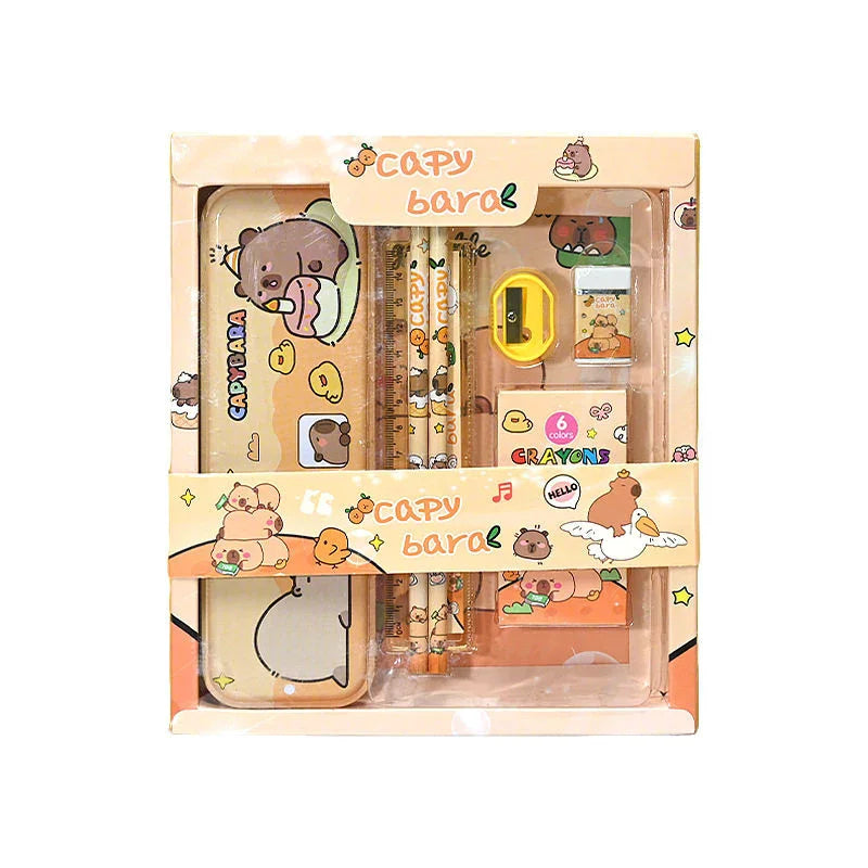 Cute Cartoon Stationery Set – Kids' Classroom Rewards & Prizes
