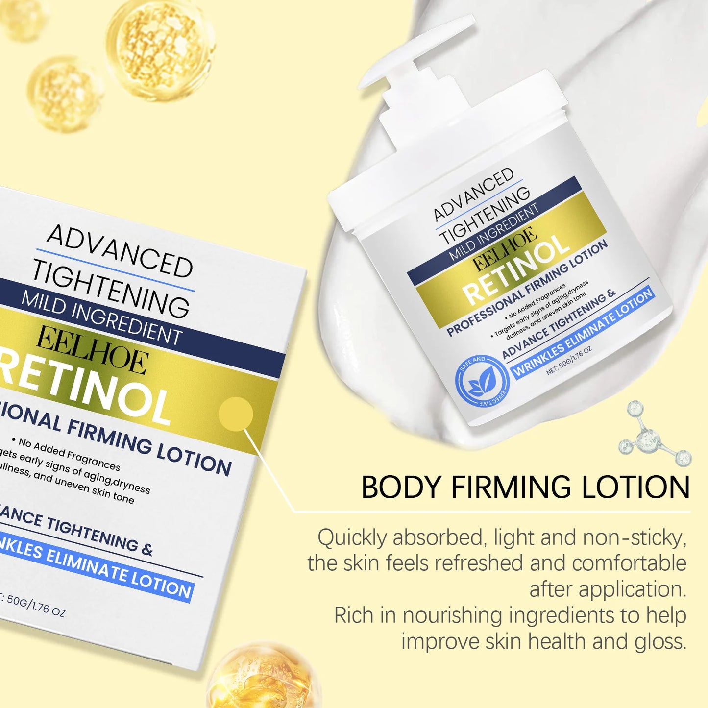 EELHOE Retinol Face Cream | Firming, Brightening & Anti-Aging 50g