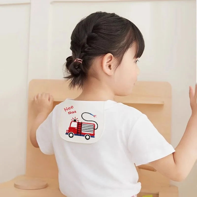 Four season pure cotton baby children's sweat absorbing towel kindergarten baby cushion back towel boys and girls' sweat towel Peaceful Pleasures Health and Wellness