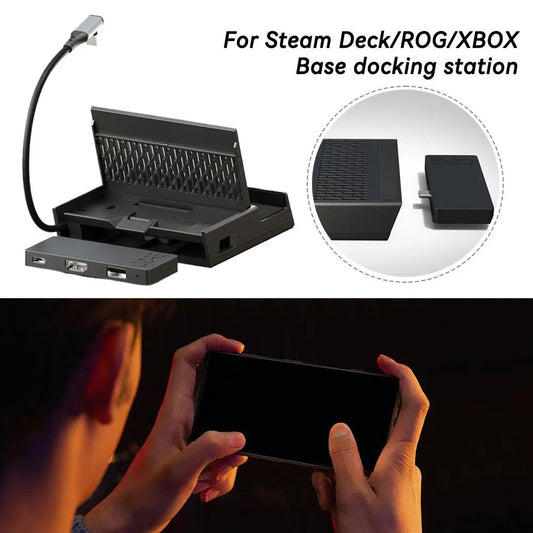 For Portable Docking Station USB C Hub For ROG Xbox Ally X Steam Deck Gaming Handheld Expansion Dock For Laptop PC Electronics Peaceful Pleasures Health and Wellness