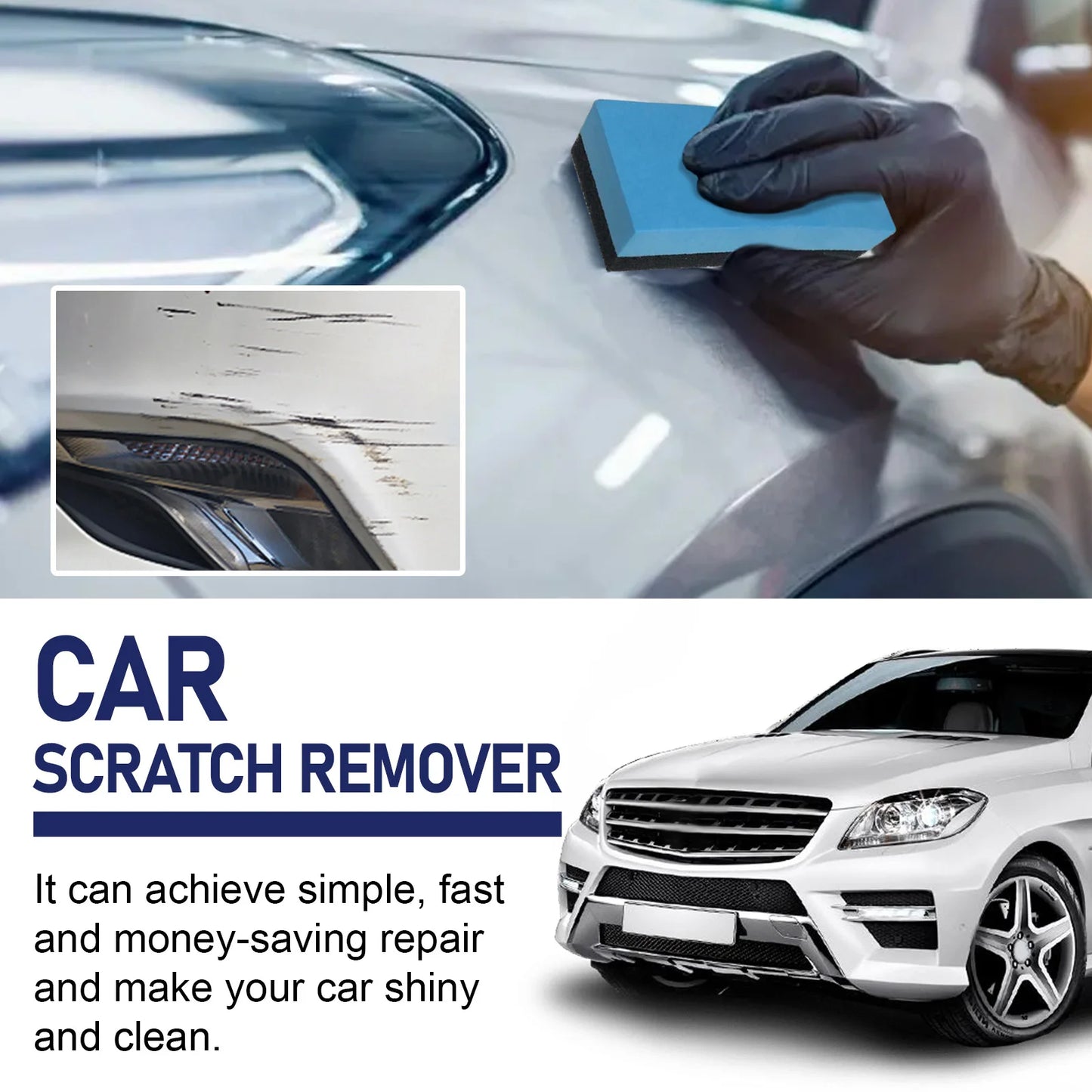Homonth Car Scratch Repair Polishing Kit | Restore Paint Gloss