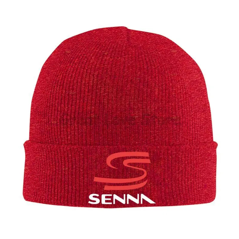 Ayrton Senna Print Beanie | Unisex Warm Winter Skull Cap