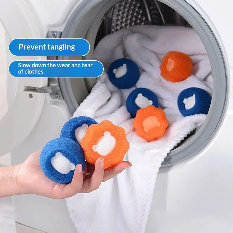 9-Pack Reusable Laundry Balls – Pet Hair & Lint Catcher