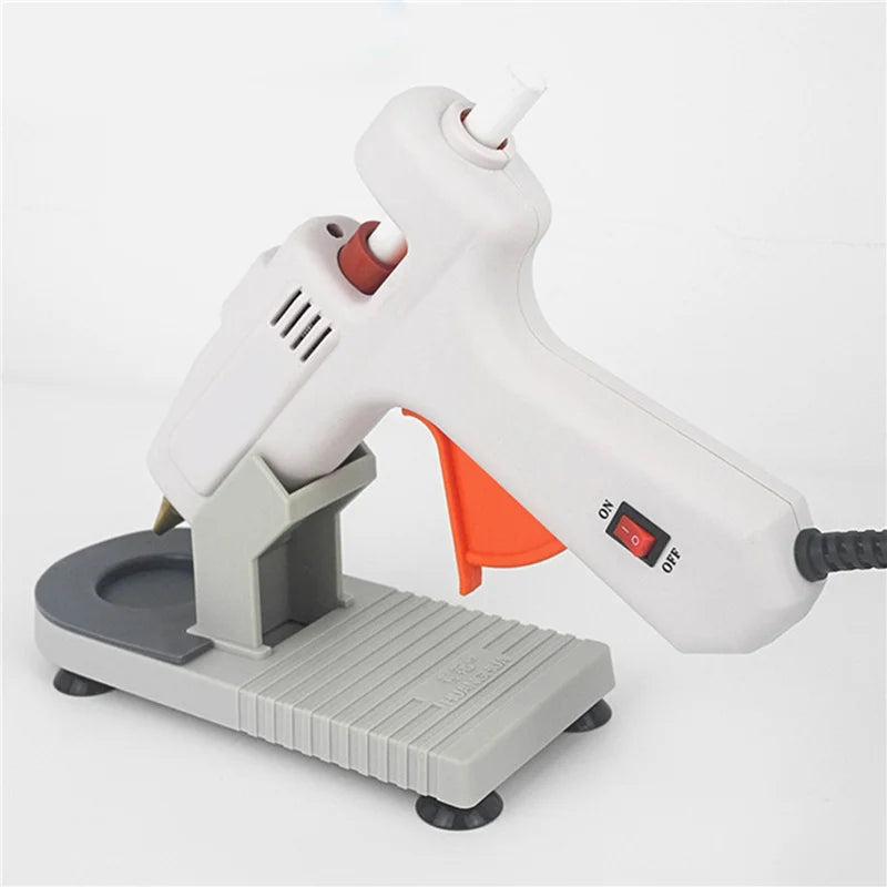 Hot Glue Gun Stand Holder with Silicone Mat Anti Tip Base for Craft DIY Industrial Glue Guns Organizer Tool Accessory Peaceful Pleasures Health and Wellness