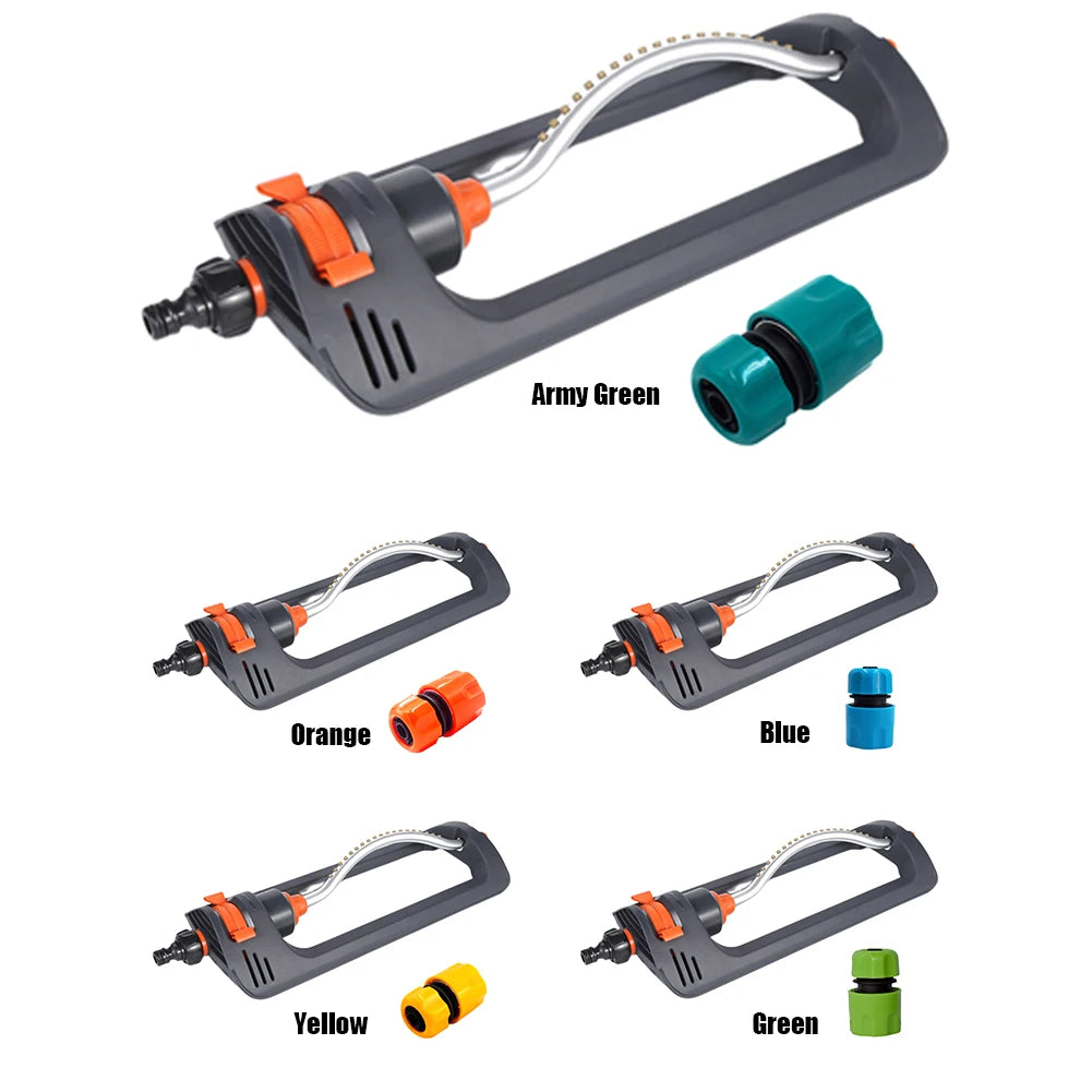 Automatic Oscillating Sprinkler – 19-Nozzle Lawn & Garden Peaceful Pleasures Health and Wellness