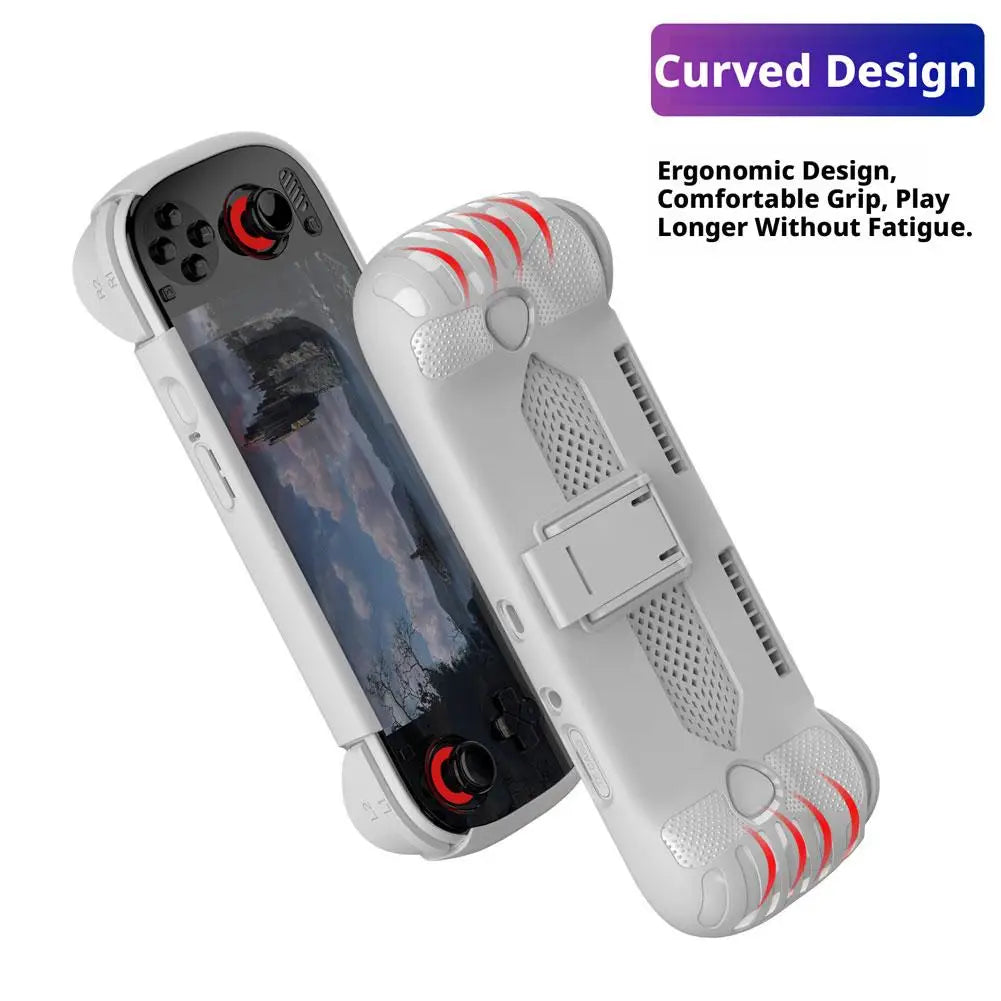 For Odin3 Handheld Console Protective Case TPU Stand Shockproof And Anti-Slip Protective Cover Gaming Console Accessories Peaceful Pleasures Health and Wellness