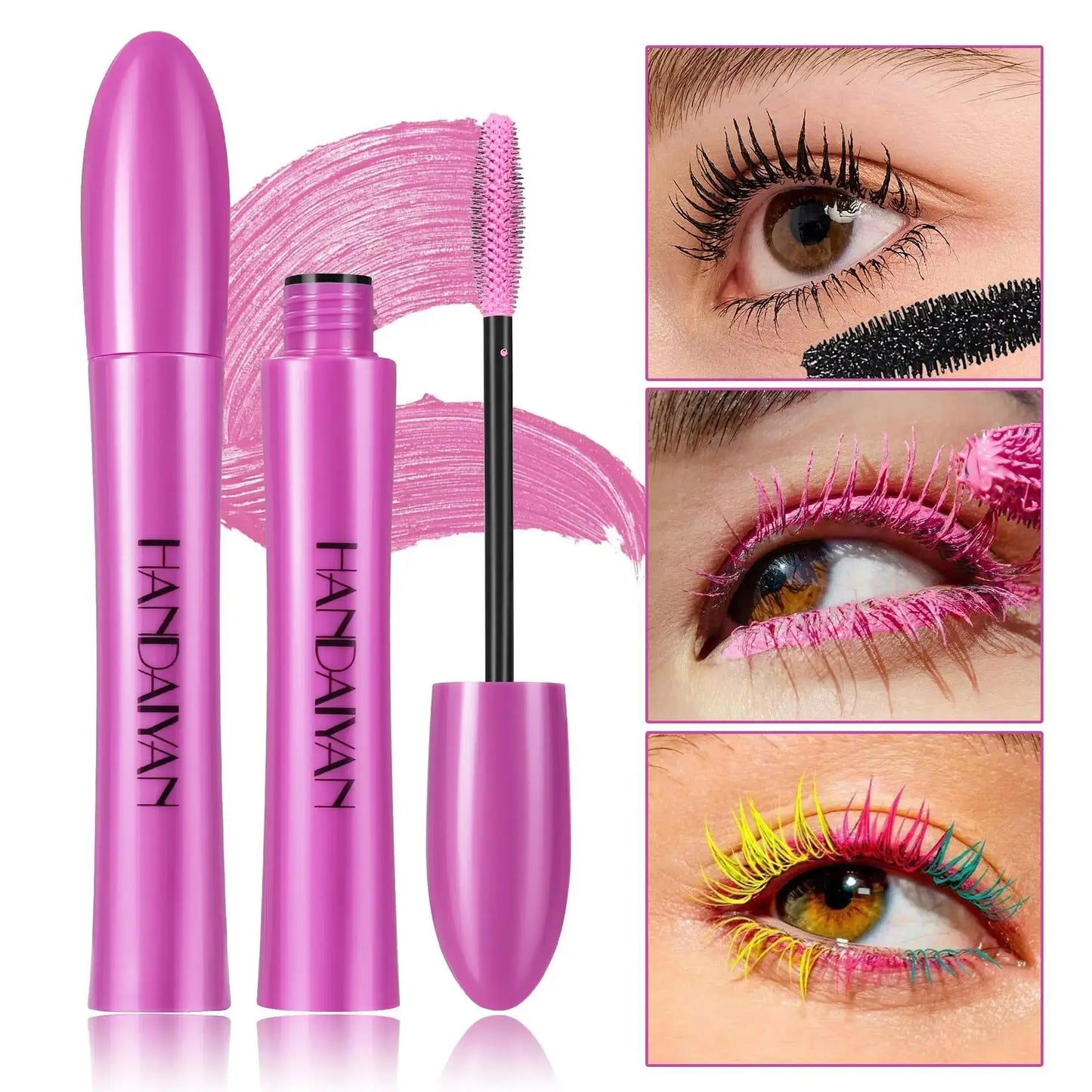 Handaiyan Waterproof Color Mascara – Volume, Length & Curl