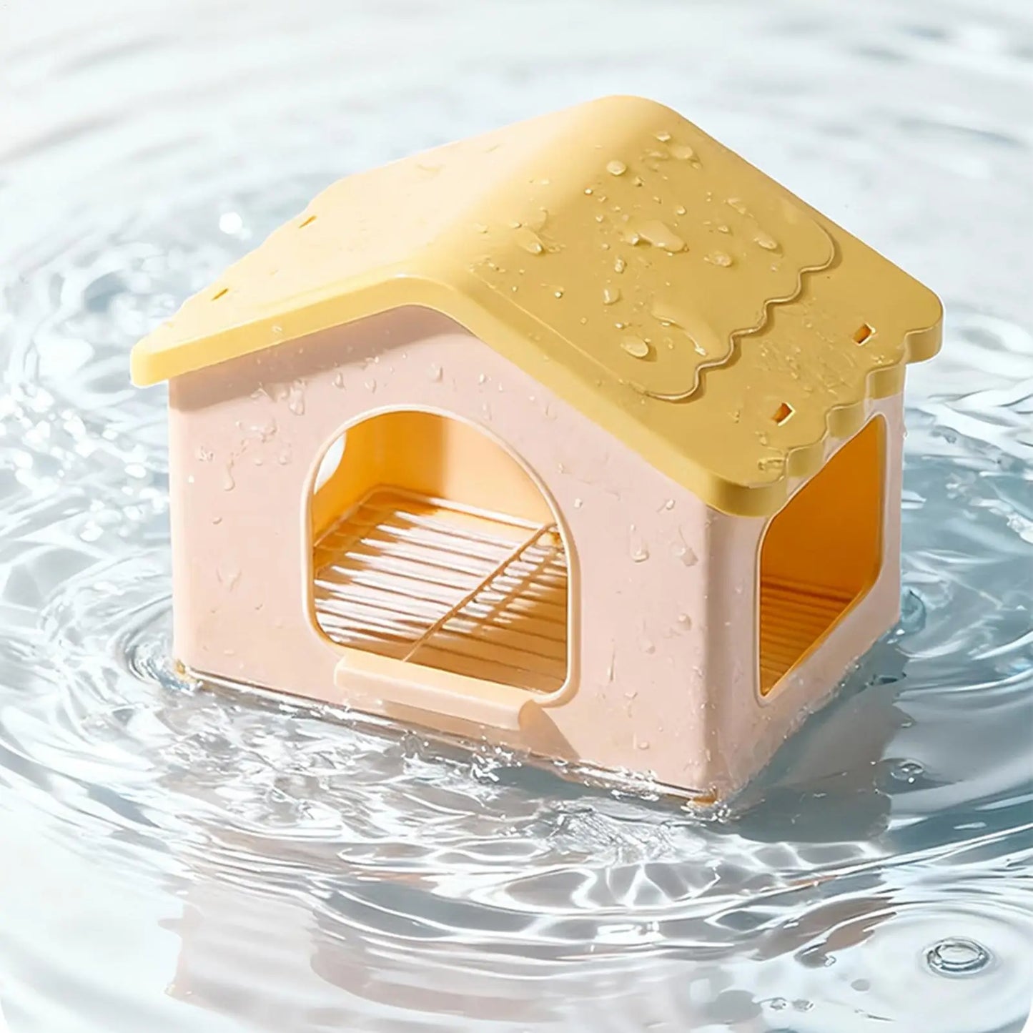 Retractable Bird Nest House for Cage | 3-Sided Opening + Pad
