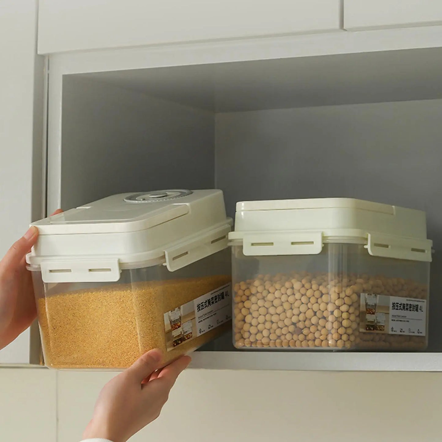 4L Airtight Pickle Fermentation Container with Press Plate