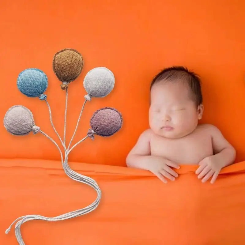 5-Piece Baby Balloon Newborn Photography Props & Wall Decor